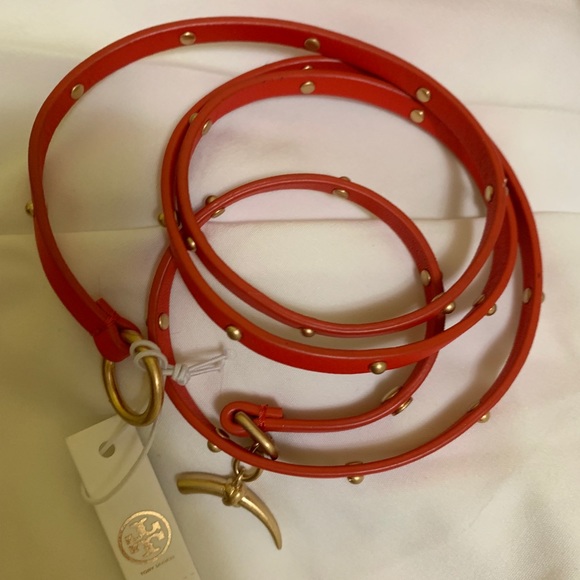 NWT Red Tory Burch Studded Bracelet - Picture 5 of 6